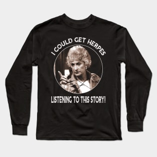 Graphic Vintage Goldengirls Mens Womens Long Sleeve T-Shirt